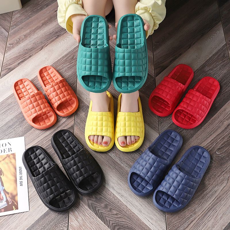 Women'S Shoes For Flat Feet - 2026年夏用ホームバスルームスリッパ 女性用 ファッション ソフトソール EVA 室内用スライドサンダル