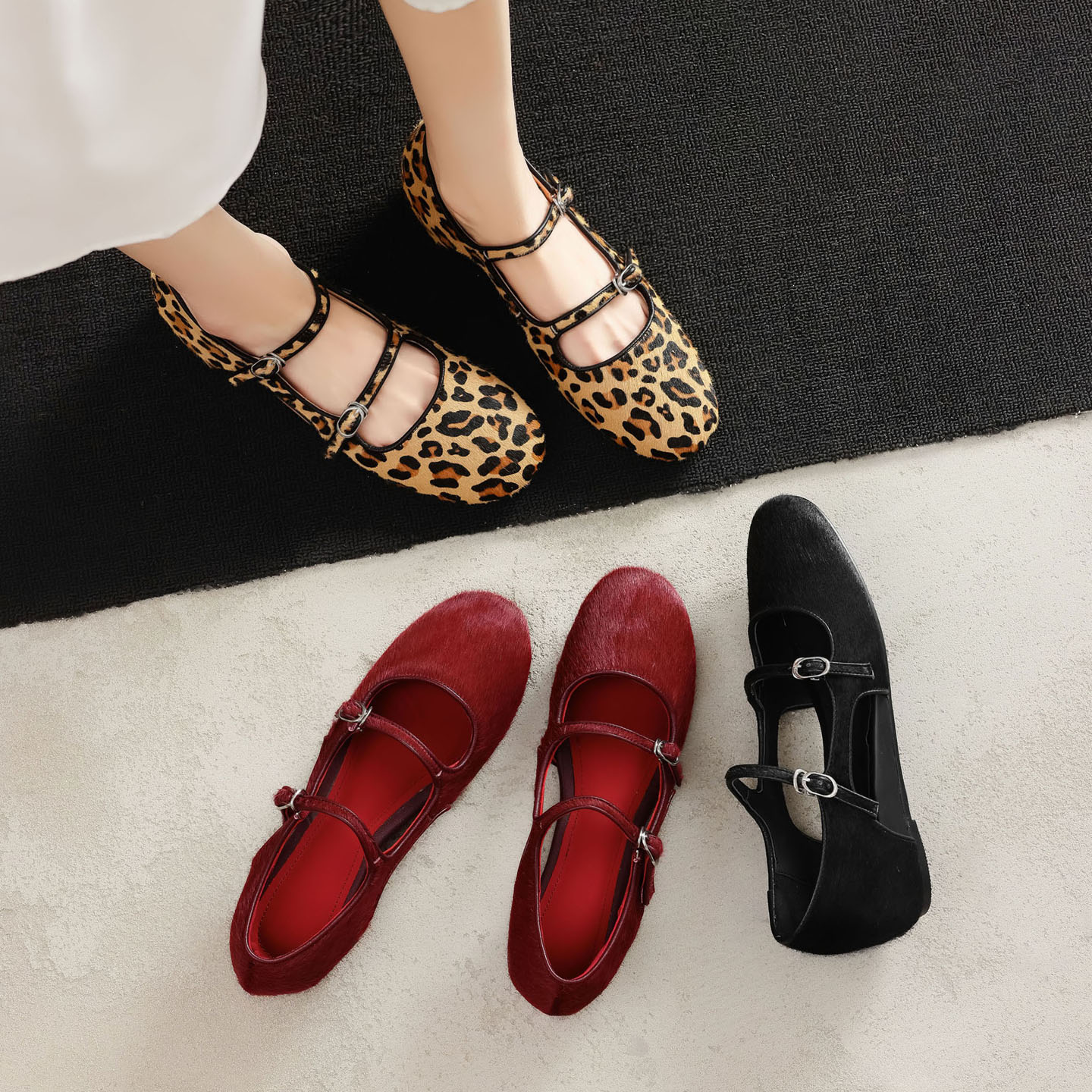 Women'S Shoes Naturalizer - 2026 新しい夏の女性のサンダル天然皮革 22-25 センチメートル馬毛 + 羊皮ラウンドトゥバックル中空女性の靴ファッション