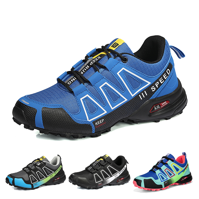 Women Shoes Qc - 男性用防水ハイキングシューズアウトドアトレーナーレースアップクライミングシューズ女性用トレッキングスニーカー滑り止めハンティングタクティカルスニーカー