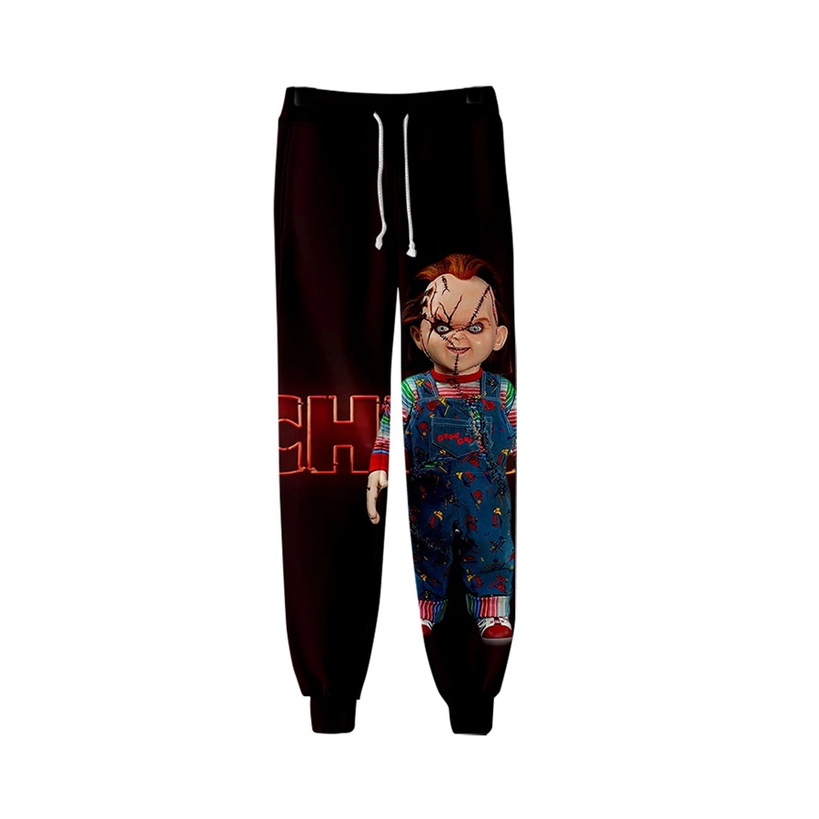 2026 新 3D フルプリントホラー映画チャッキースウェッ - Women Shoes Joggers のレビューと価格
