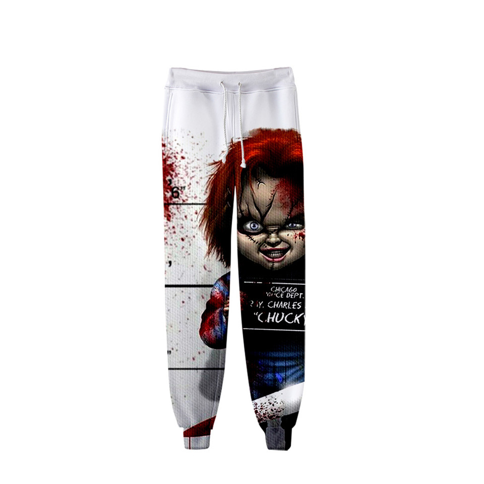 2026 新 3D フルプリントホラー映画チャッキースウェッ - Women Shoes Joggers のレビューと価格