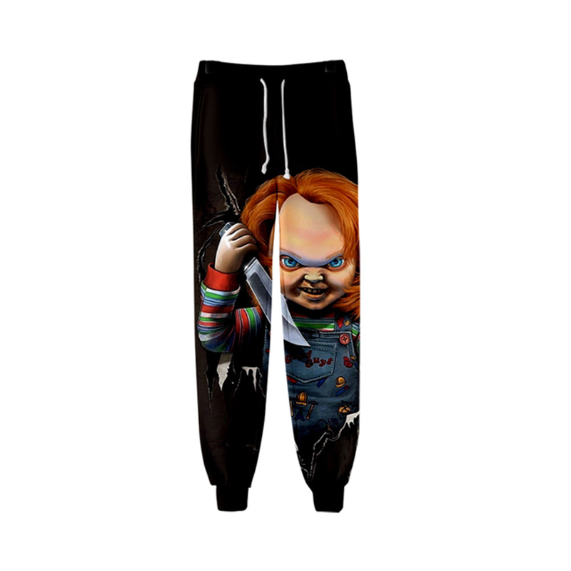 2026 新 3D フルプリントホラー映画チャッキースウェッ - Women Shoes Joggers のレビューと価格