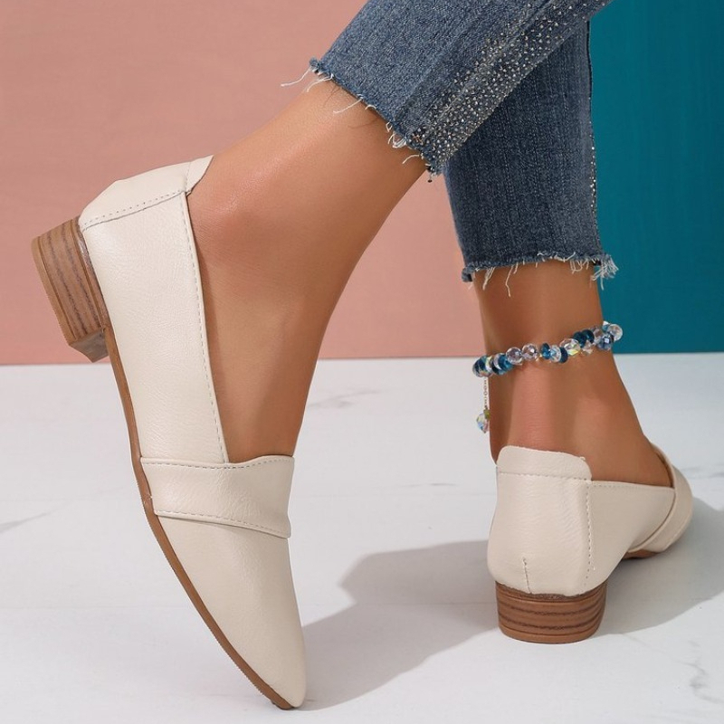 スリッポンシューズ レディース フラットシューズ 無地 ポイ - Pointed Toe Flat のレビューと価格