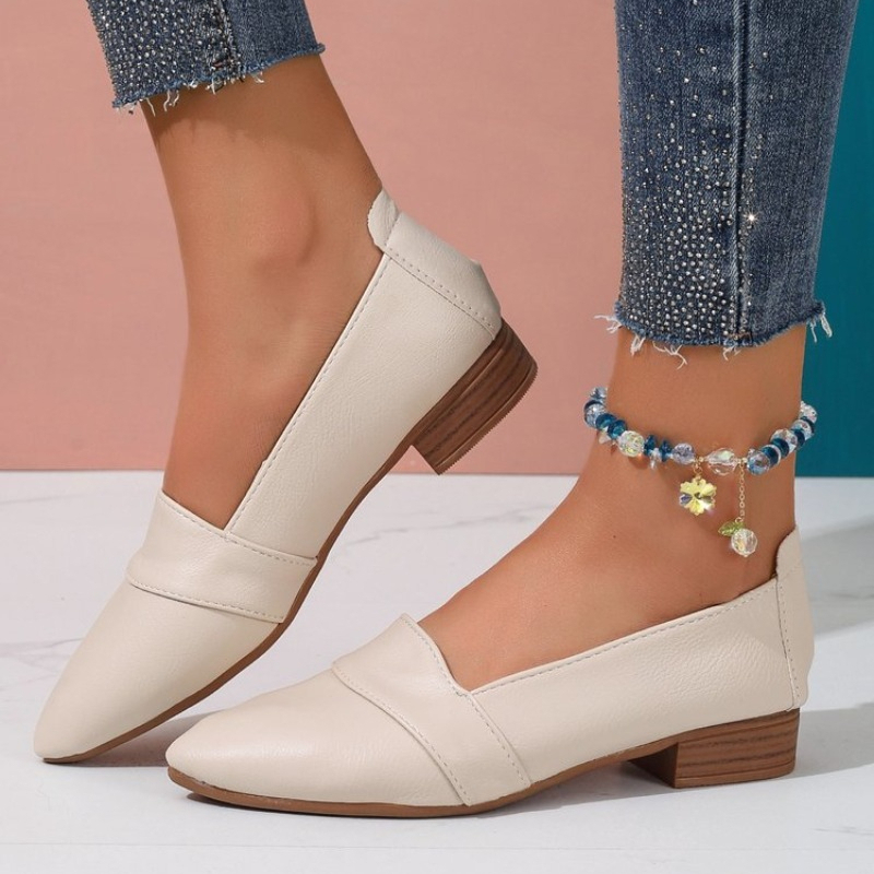 スリッポンシューズ レディース フラットシューズ 無地 ポイ - Pointed Toe Flat のレビューと価格