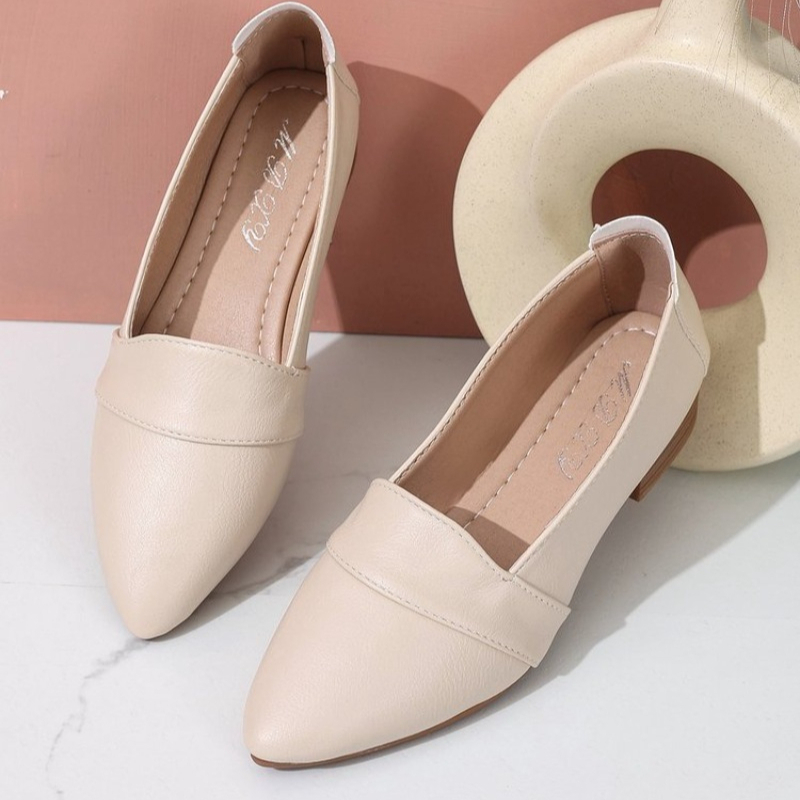 スリッポンシューズ レディース フラットシューズ 無地 ポイ - Pointed Toe Flat のレビューと価格