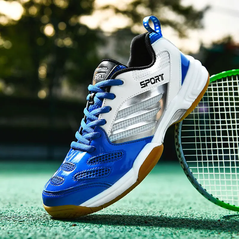 屋外男性テニスシューズコートバドミントンスニーカートレーニン - Women'S Shoes Volleyball のレビューと価格
