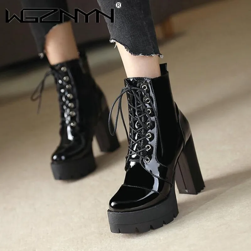 2025年 厚底 ハイヒール レディース パテントレザー ア - Women'S Shoes Chelsea のレビューと価格
