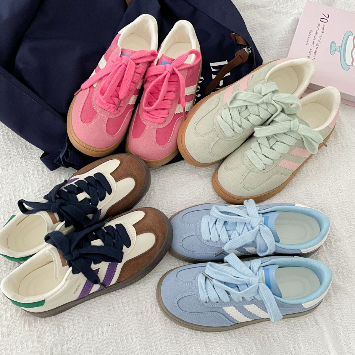 ヴィンテージ風レディーススニーカー、新作ホワイトスニーカー、 - Women'S Shoes Trendy のレビューと価格