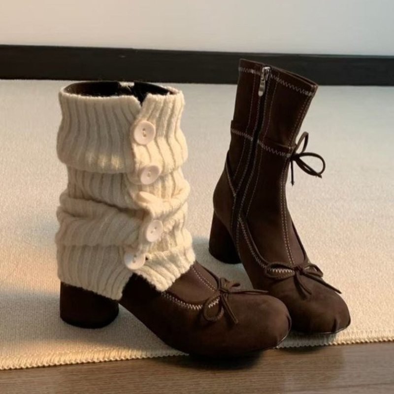 ボウ付きハイヒールレディースブーツ、ニューマリージェーンシュ - Women'S Shoes Chelsea のレビューと価格