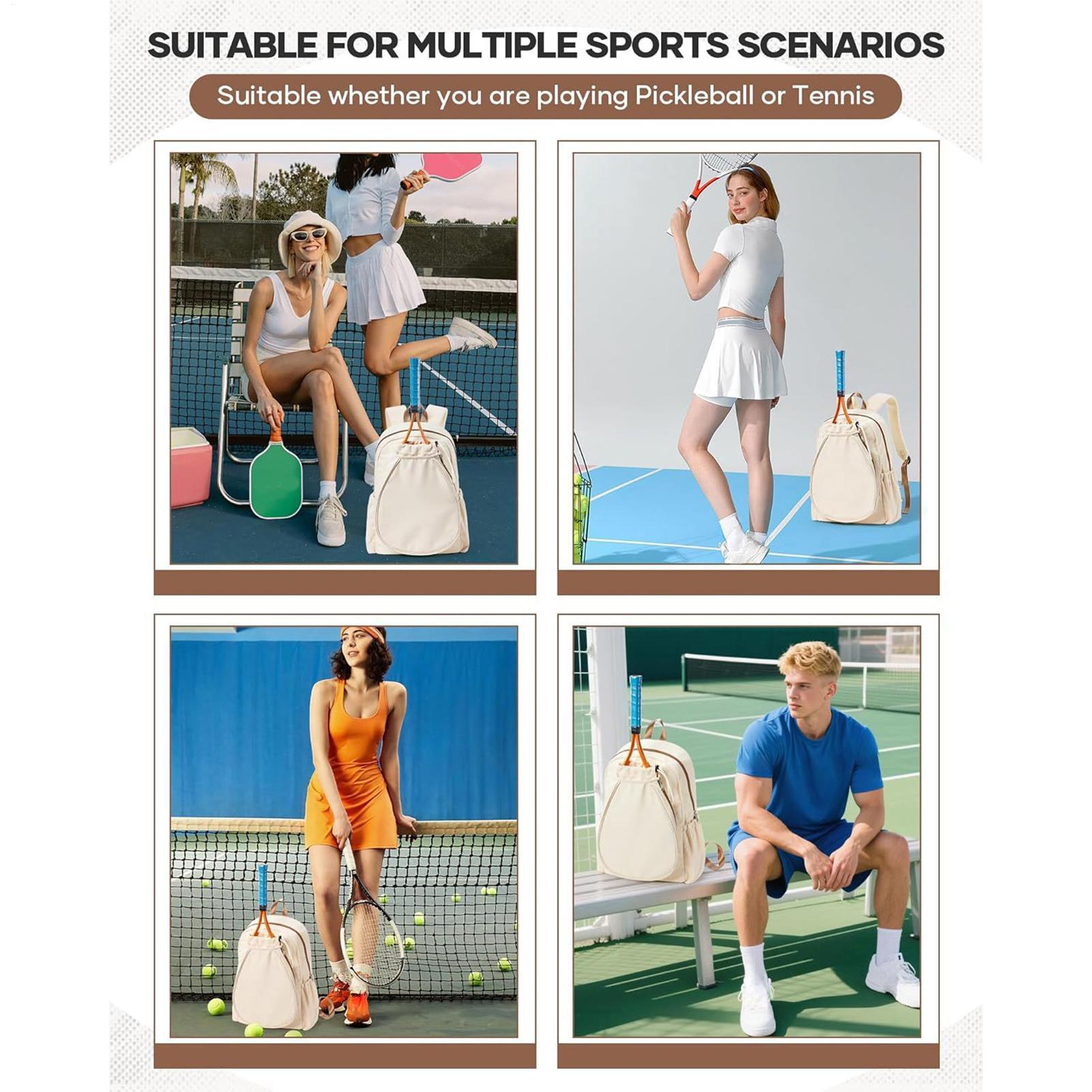 女性用ピックルボールバックパック、ラケット2本収納可能、シュ - Women'S Shoes For Tennis のレビューと価格