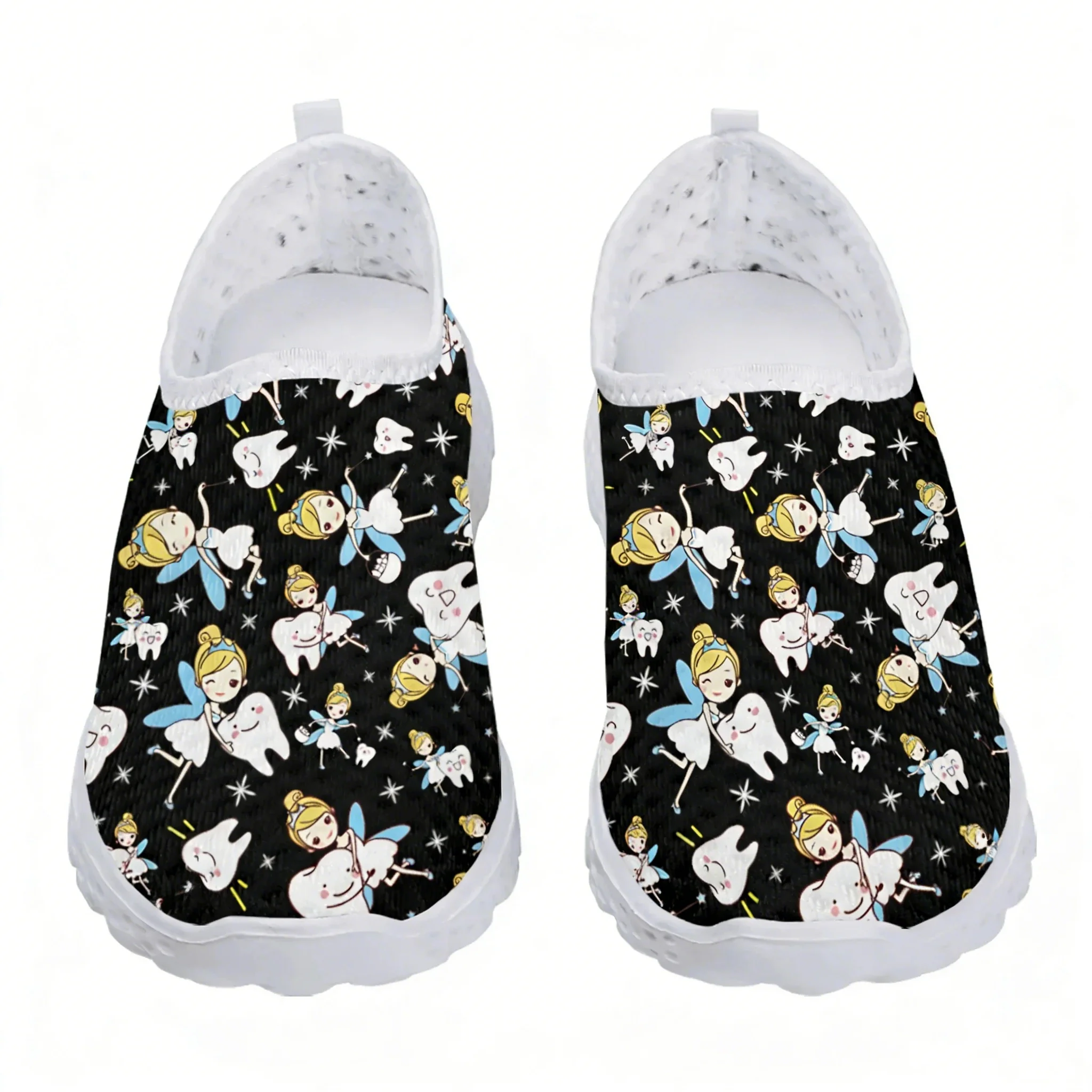 かわいい漫画ナースエルフ/歯メッシュ高品質スニーカー女性男性 - Women'S Shoes For Tennis のレビューと価格