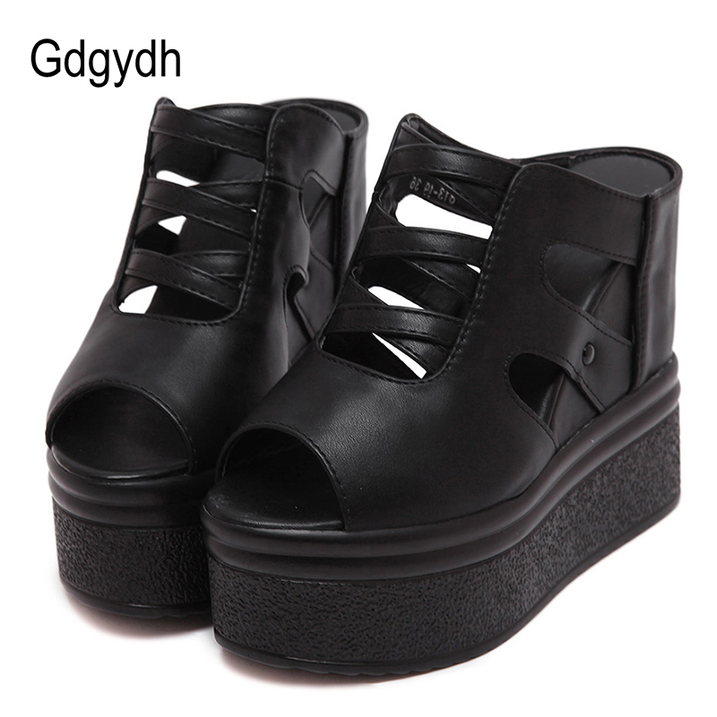 Gdgydh-女性用オープントゥプラットフォームサンダル,女 - Women'S Shoes Vegan のレビューと価格