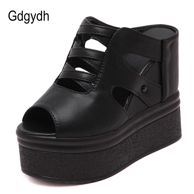 Gdgydh-女性用オープントゥプラットフォームサンダル,女 - Women'S Shoes Vegan のレビューと価格