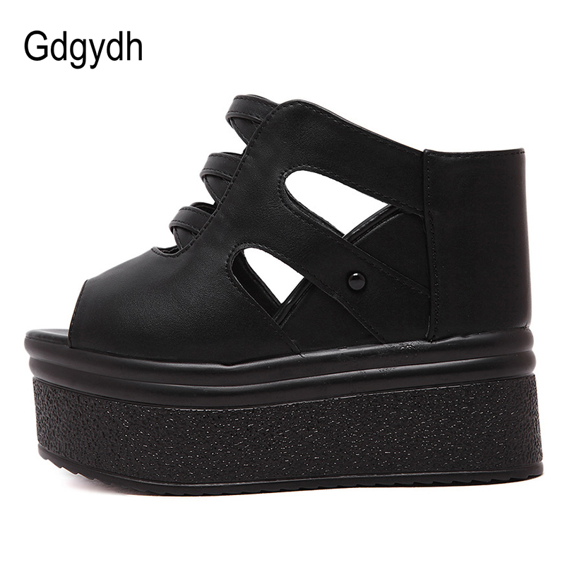 Gdgydh-女性用オープントゥプラットフォームサンダル,女 - Women'S Shoes Vegan のレビューと価格