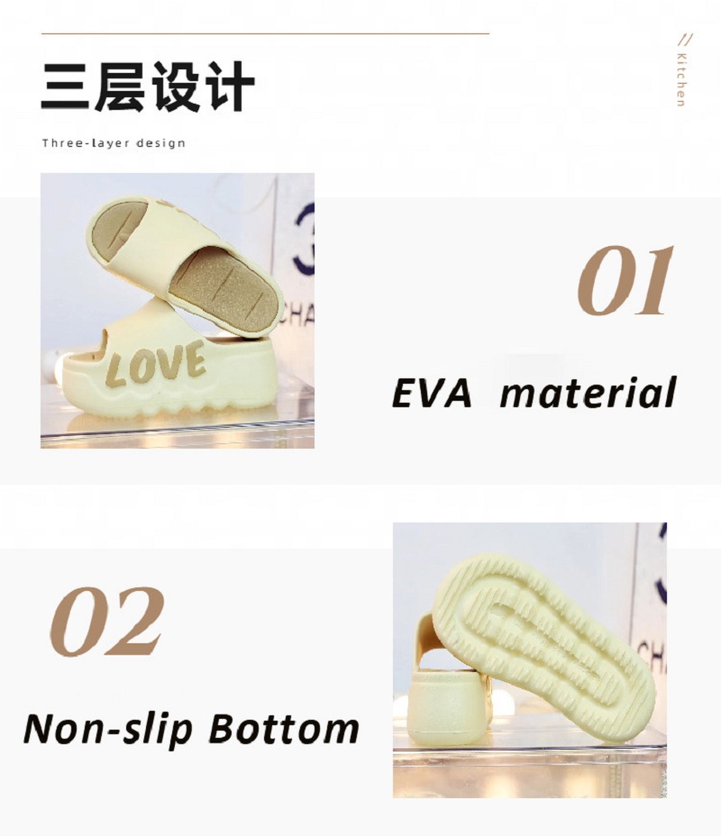 ハイヒール 6 センチメートルプラットフォームスリッパ夏ソフ - Women'S Shoes For Flat Feet のレビューと価格