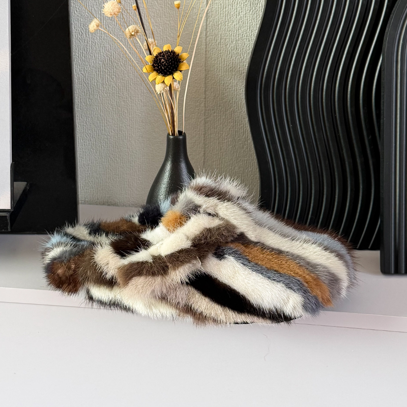 レディースミュール＆クロッグス ミンクファースリッパ 冬用レ - Women Shoes For Winter のレビューと価格