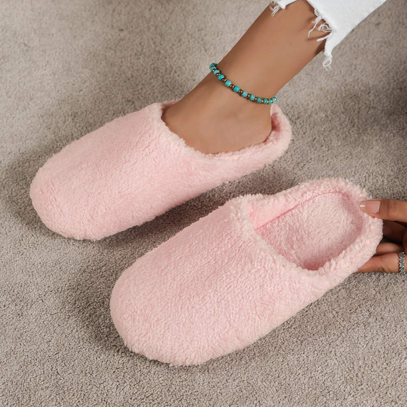 男女兼用、シンプルな無地の、つま先が覆われた、静音性の高い、 - Women Shoes For Winter のレビューと価格