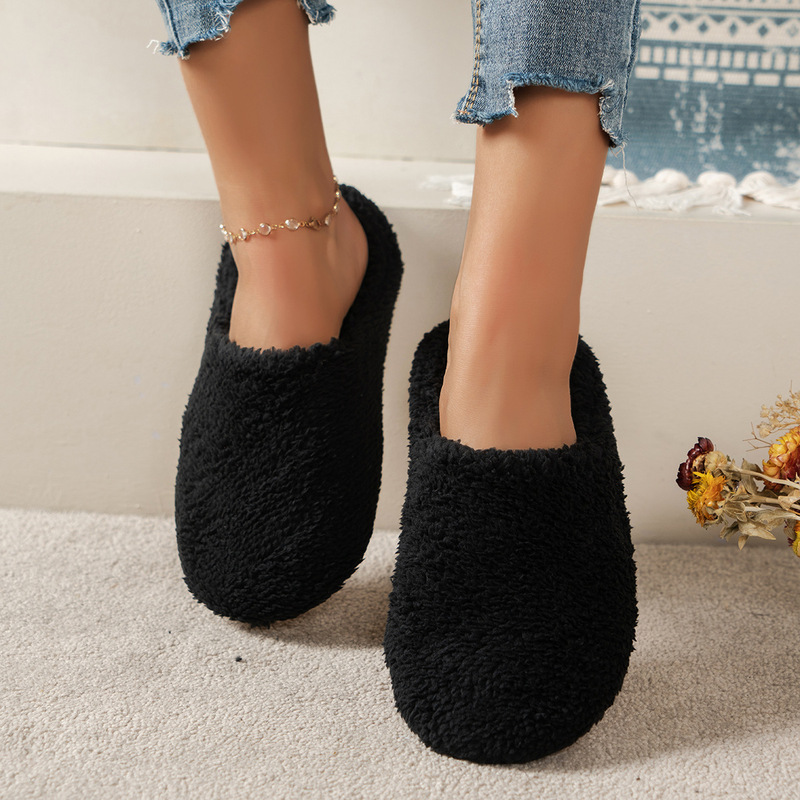 男女兼用、シンプルな無地の、つま先が覆われた、静音性の高い、 - Women Shoes For Winter のレビューと価格