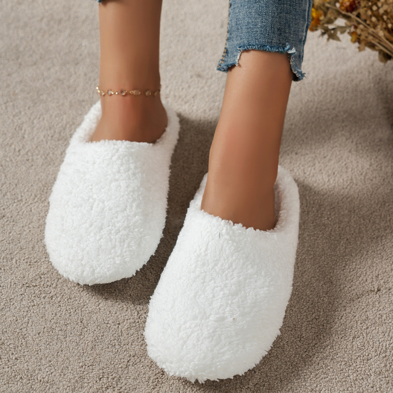 男女兼用、シンプルな無地の、つま先が覆われた、静音性の高い、 - Women Shoes For Winter のレビューと価格