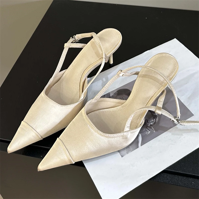 Eilyken 高品質サテンバックルストラップ女性パンプスサ - Women Shoes Zara のレビューと価格
