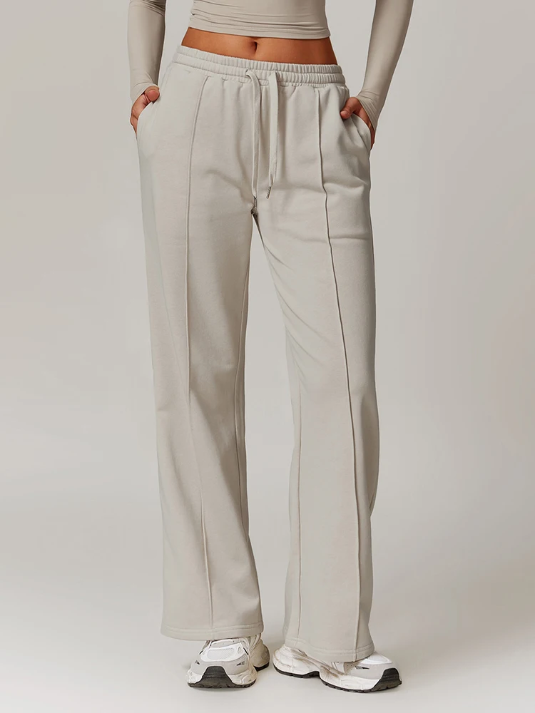 VITALINOVO ハイウエストワイドレッグスウェットパン - Women Shoes Joggers のレビューと価格