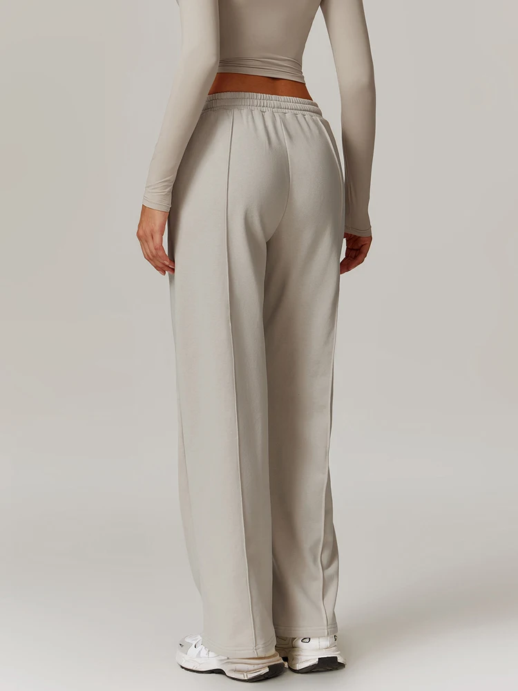 VITALINOVO ハイウエストワイドレッグスウェットパン - Women Shoes Joggers のレビューと価格