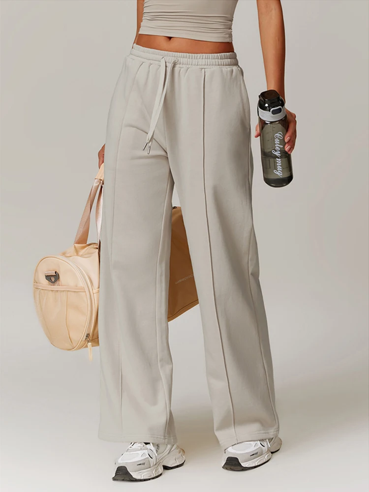 VITALINOVO ハイウエストワイドレッグスウェットパン - Women Shoes Joggers のレビューと価格