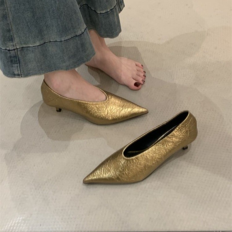 2025年秋新作 通勤風 フラットヒール 浅口 ポインテッド - Pointed Toe Flat のレビューと価格