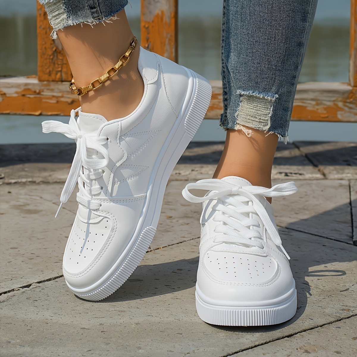 レディーススニーカー ランニングシューズ 通気性 軽量 ウォ - Women'S Shoes For Tennis のレビューと価格