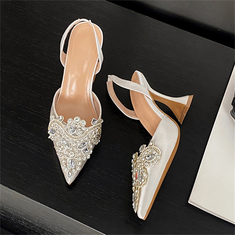 Eilyken-女性用クリスタルダイヤモンドスリングバックパ - Women Shoes Zara のレビューと価格
