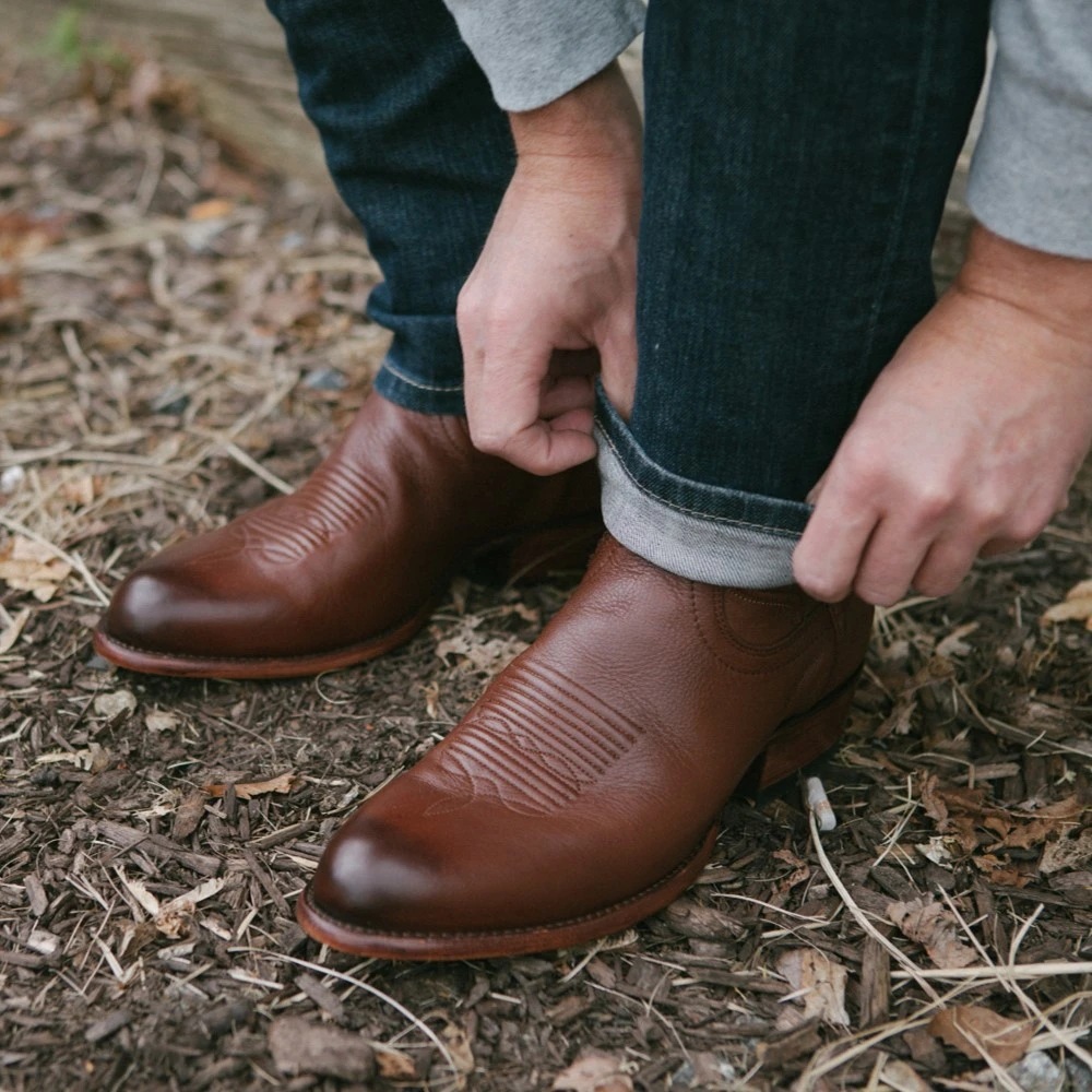 メンズ ブラック レザー バックル モトブーツ ミッドカーフ - Women'S Shoes Chelsea のレビューと価格