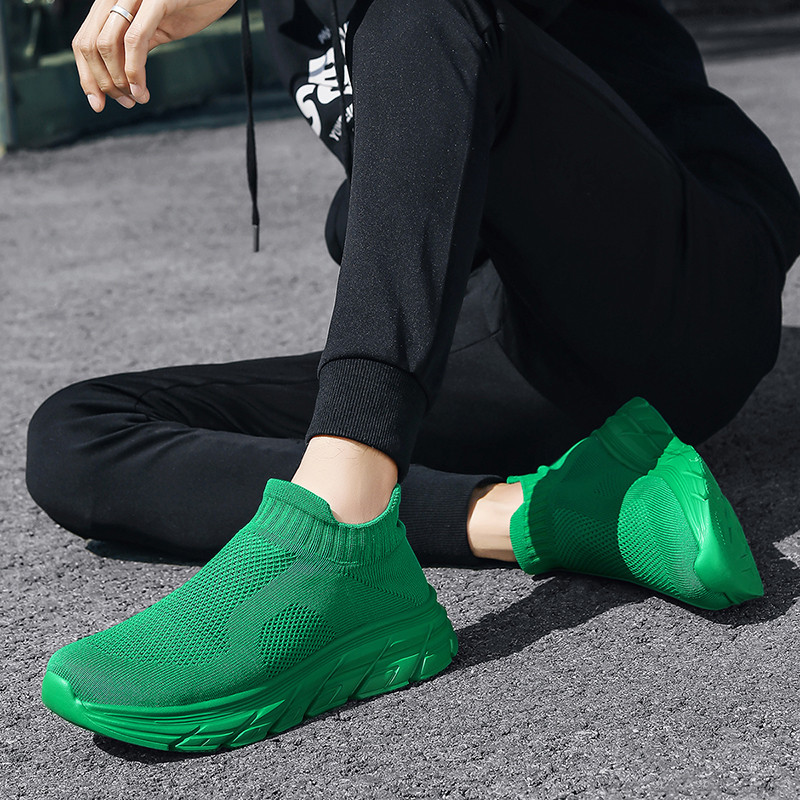 男性と女性のための通気性のある靴下スニーカー、ジョギングシュ - Women Shoes Qc のレビューと価格