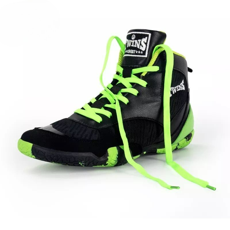 プロレスブーツ男性用女性用ブラックホワイトボクシングスニーカ - Women'S Shoes Vs Men'S のレビューと価格