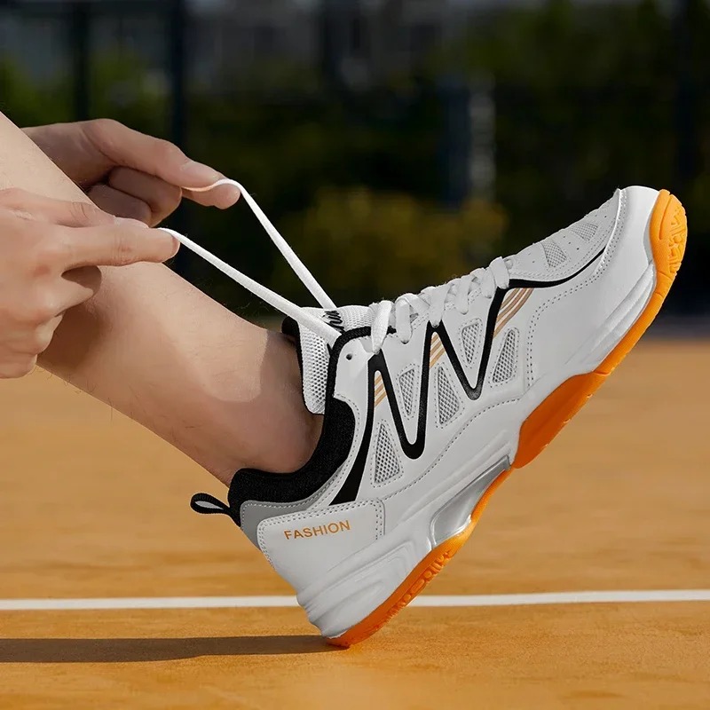 プロフェッショナルメンズテニスシューズ 通気性バドミントンシ - Women'S Shoes Volleyball のレビューと価格