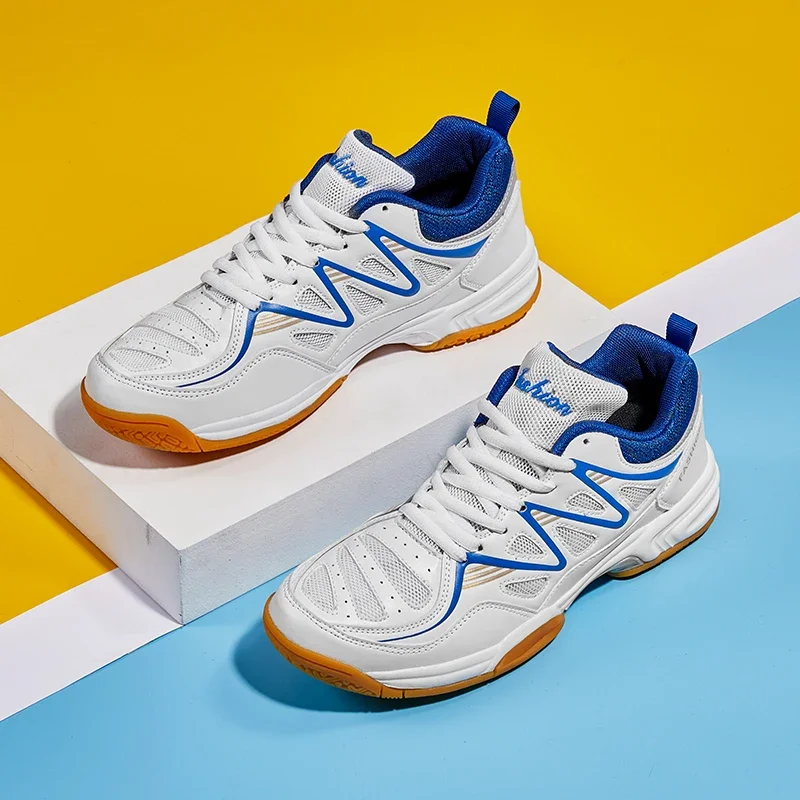プロフェッショナルメンズテニスシューズ 通気性バドミントンシ - Women'S Shoes Volleyball のレビューと価格