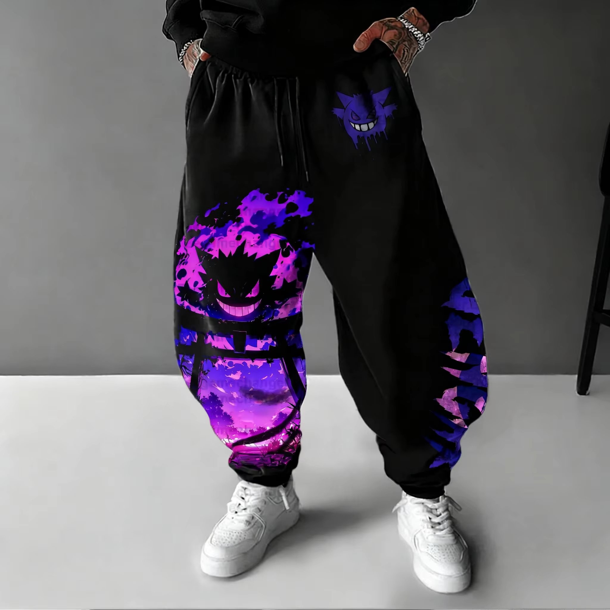 Y2K 2026 ポケモンゲンガーコットンスウィートパンツ男 - Women Shoes Joggers のレビューと価格