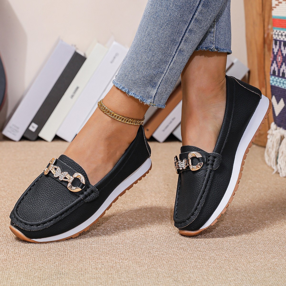 2026年新作 レディース フラットシューズ 春秋 カジュア - Loafer Flat Women のレビューと価格