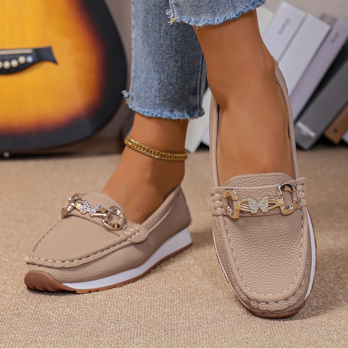 2026年新作 レディース フラットシューズ 春秋 カジュア - Loafer Flat Women のレビューと価格