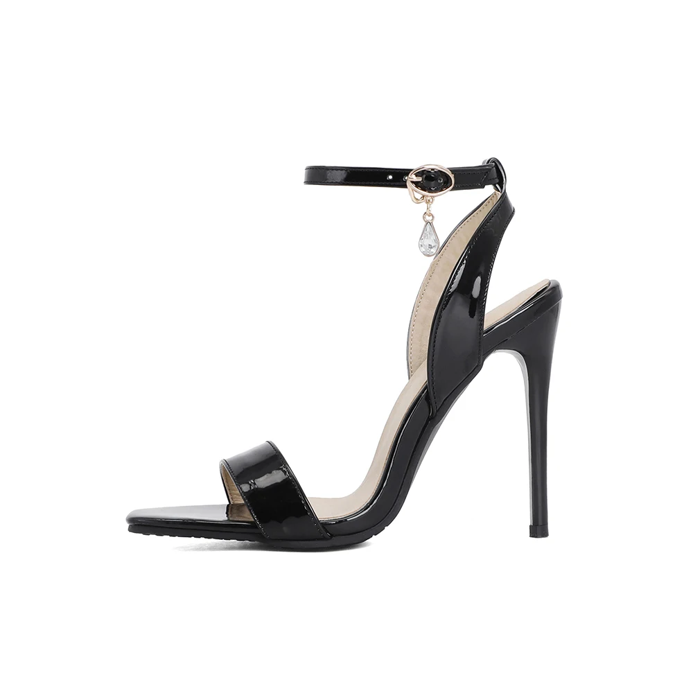 新品サマーグラマー黒赤レディースサンダルファッションハイヒー - Women Shoes Brand のレビューと価格