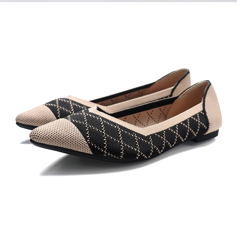 春夏フラットソフトソールエレガントシューズファッションレジャ - Pointed Toe Flat のレビューと価格