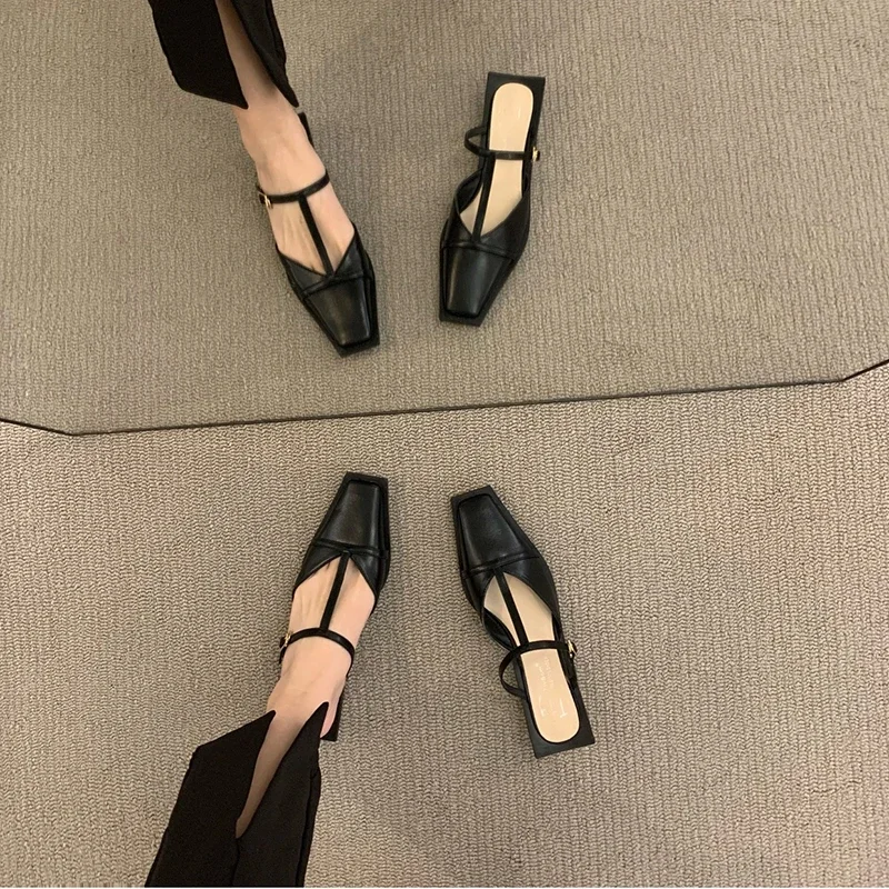 女性のための浅い四角いつま先のサンダル、ミュール、屋外のドレ - Women Shoes Zara のレビューと価格