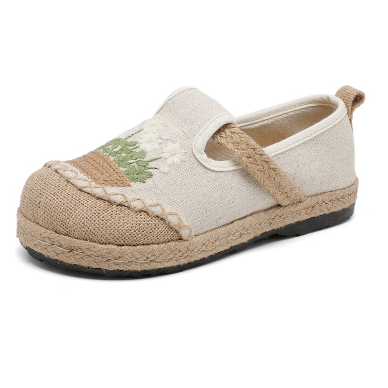 Veowalk-女性用の花が刺繍された手作りのキャンバスシュ - Women'S Shoes Vegan のレビューと価格