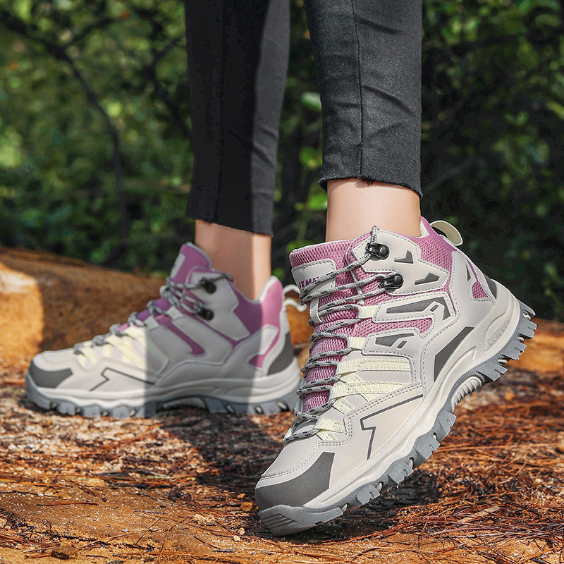 新しい女性男性ハイキングシューズ屋外トレッキングスポーツクラ - Women Shoes Qc のレビューと価格