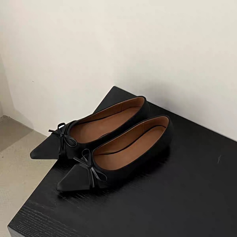 夏の新作シフォンファッション、甘いリボン付きカジュアルフラッ - Women'S Shoes For Flat Feet のレビューと価格