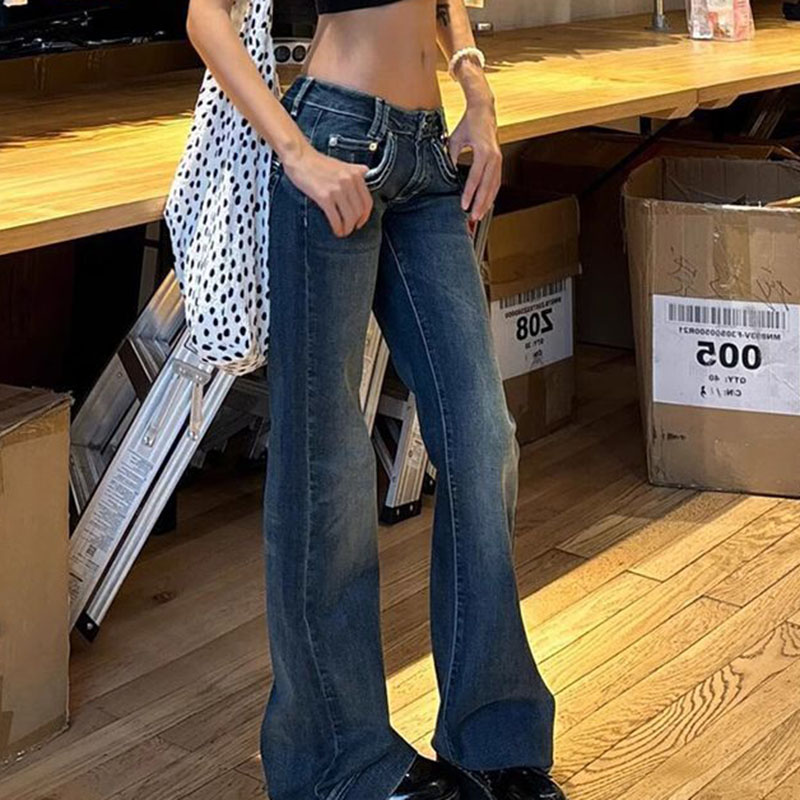 アメリカンヴィンテージ Y2K ジーンズ女性のためのセクシー - Women Shoes Jeans のレビューと価格
