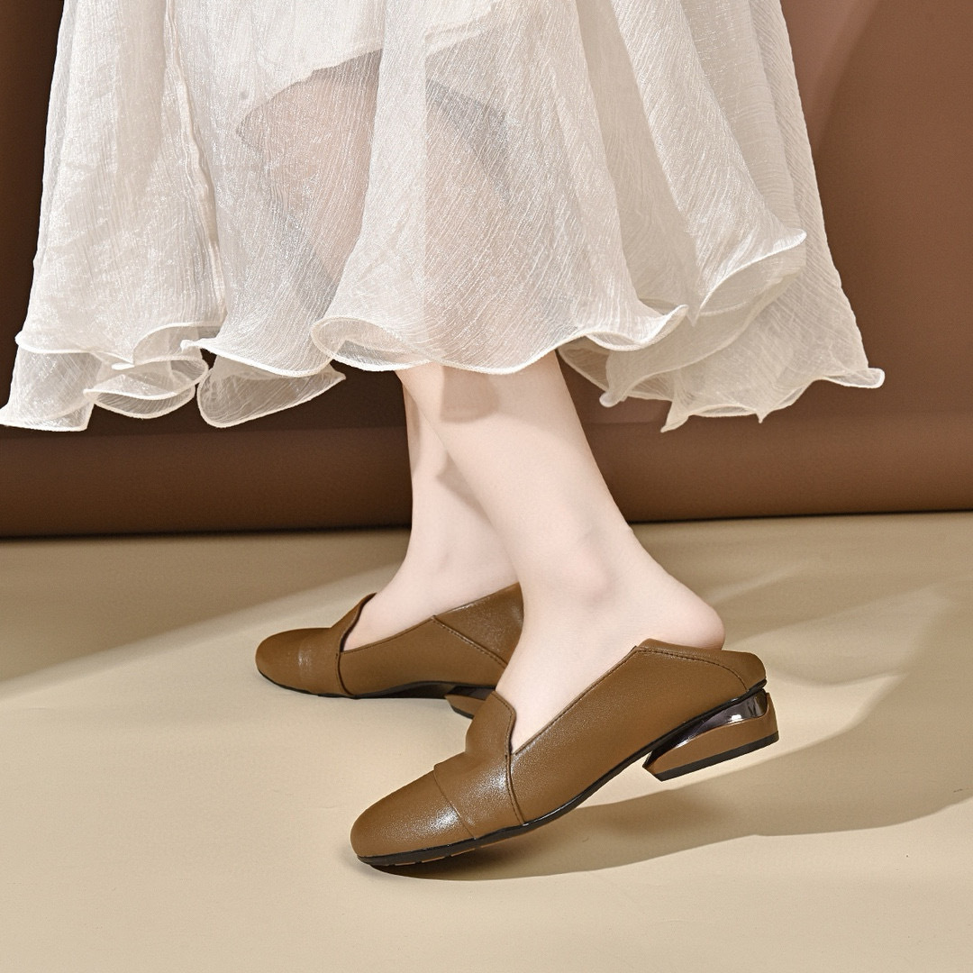 レディースシューズ 2026年秋 ローヒール ラウンドトゥ  - Loafer Flat Women のレビューと価格