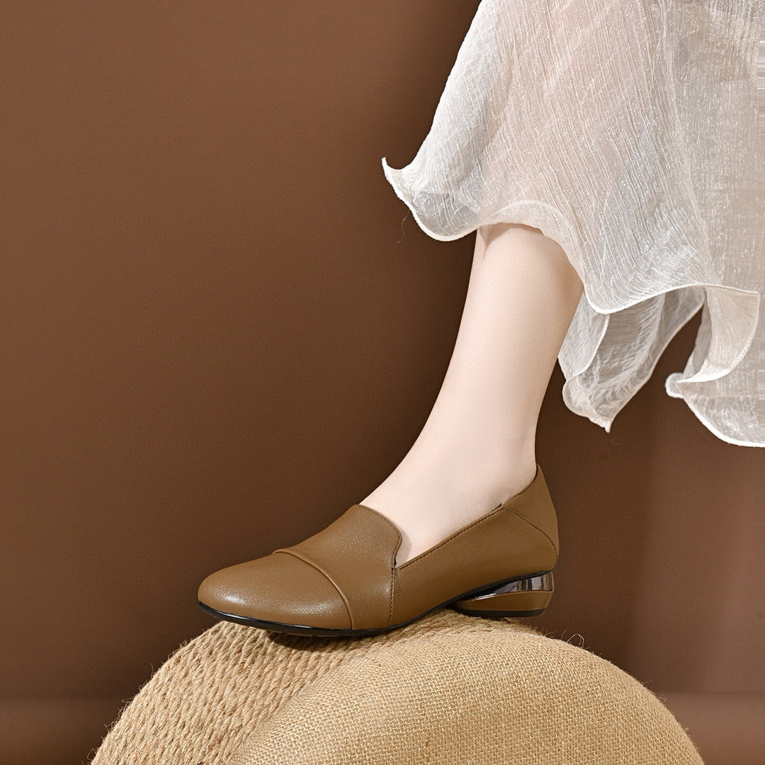 レディースシューズ 2026年秋 ローヒール ラウンドトゥ  - Loafer Flat Women のレビューと価格